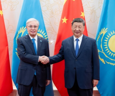 习近平会见哈萨克斯坦总统