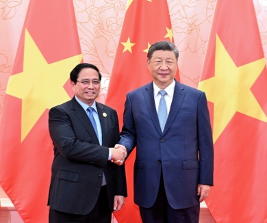 习近平会见越南总理