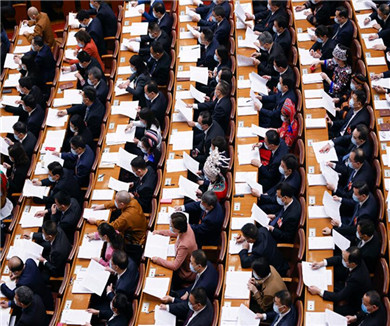 十四届全国人大一次会议第二次全体会议
