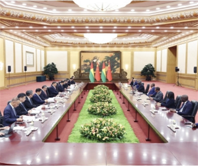 习近平会见几内亚比绍总统