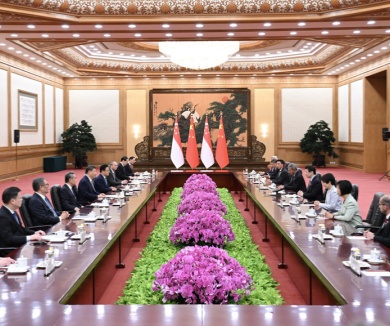 习近平会见新加坡总理