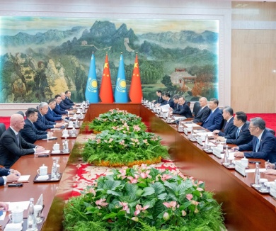 习近平会见哈萨克斯坦总统