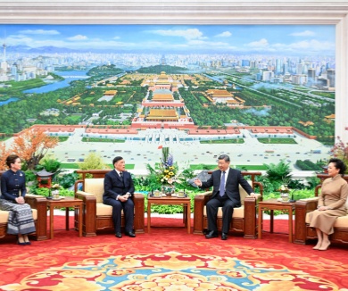 习近平会见泰国国王